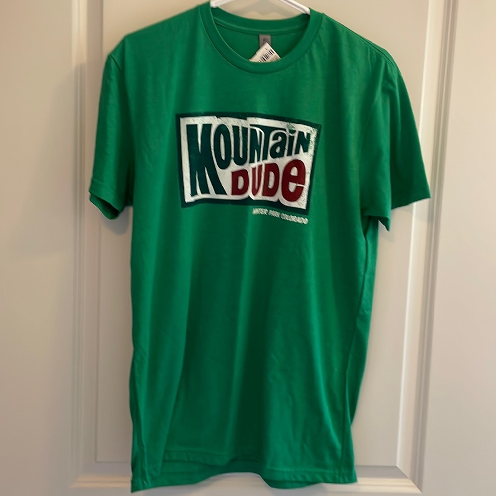 Unisex Next Level Apparel “Mountain Dude Winter Park Colorado” T-shirt Med NWTs.